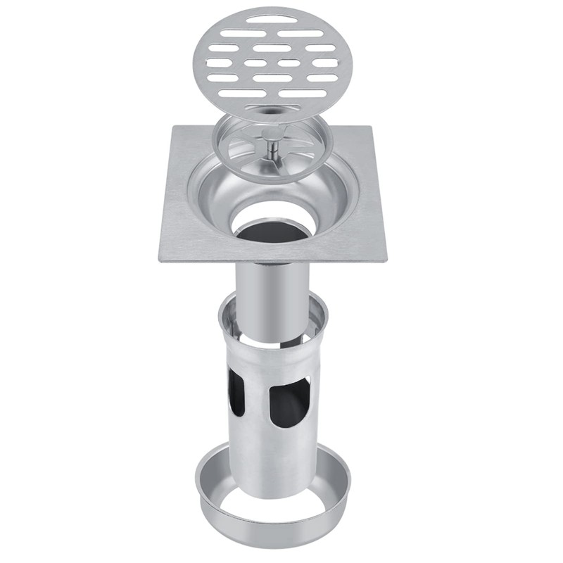 Waste Floor, 11 x 11 x 6 Thickened Stainless Steel