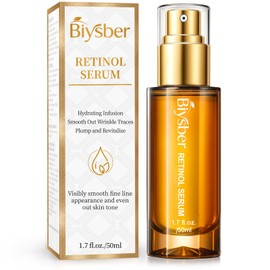 BIYSBER Retinol Collagen Serum for Face: Anti Aging & Anti Wrinkle Repair Serum with Boost Hydration Formula - Day/Night Facial Firming Neck Plump Skin Care for Women/Men(1.70 Fl Oz)