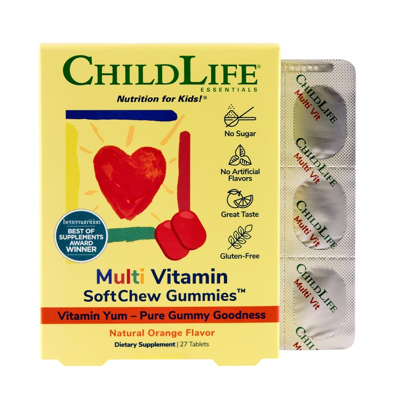 ChildLife | Multi Vitamin SoftChew Gummies® 27 Tablets Natural Orange