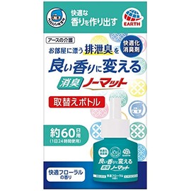Helper Tasuke No Deodorizing Mat that Changes Good Fragrance, Comfortable Floral Scent, 1 Replacement Bottle x 10