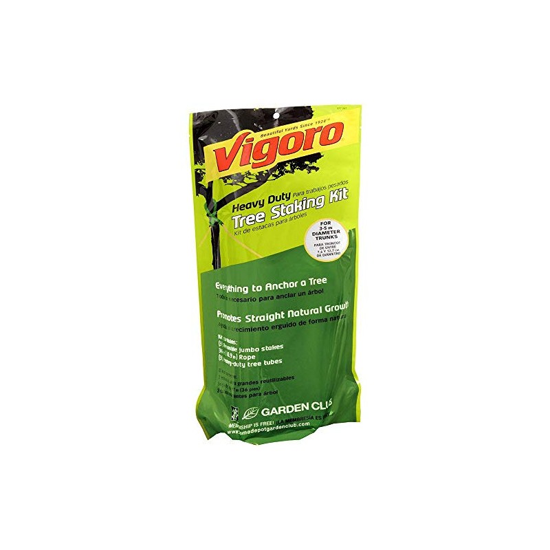Vigoro CASE of 8 Kits Heavy Duty Tree Staking Kit,