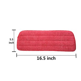 Colorsheng Microfiber Mop Replacement Heads for Wet/Dry Mops Floor Cleaning Pad Fit All Spray Mop (5 Pack)
