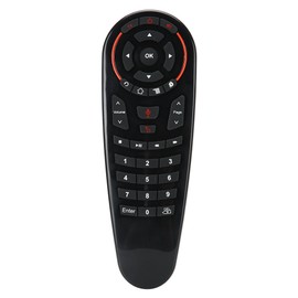 USB 2.4G Wireless Air Fly Mouse Motion Sensing Smart Voice Remote Controller Black