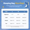 BETTERFUN - Saco de dormir para niños pequeños con pies