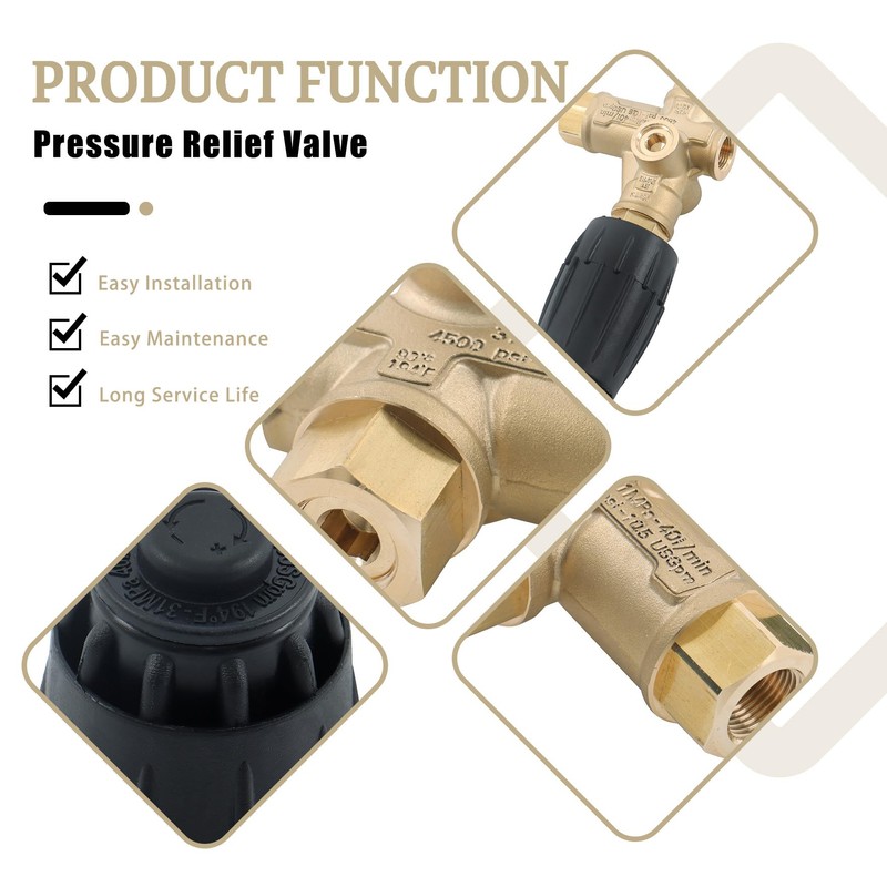 waltyotur 2Pcs VRT3-310 8GPM 4350 PSI 3/8 Inch FNPT Trapped