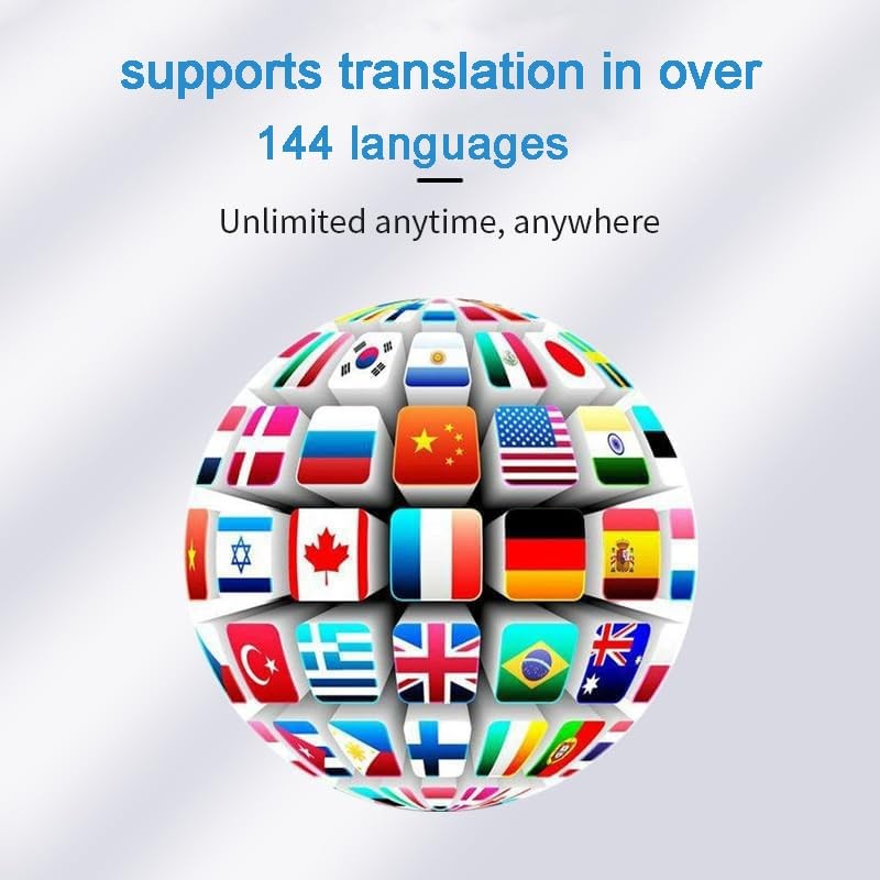 HYGAMOCC AI Real-Time Translation Earbuds,144 Languages 3-in-1 Wireless Bluetooth Earbuds