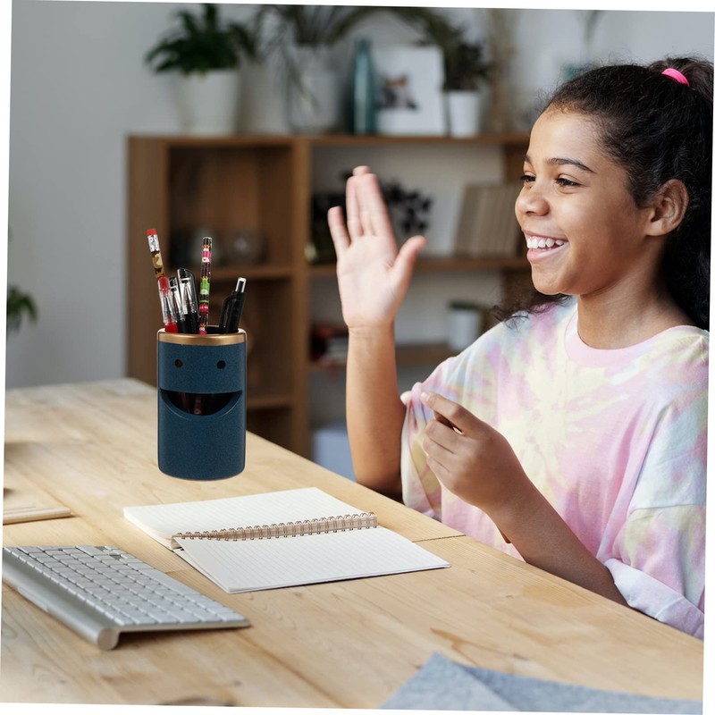 OHPHCALL 1Pc Lovely Pen Holder Cute Desktop Organizer for Office