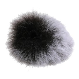 BAIMOQI Soft Artifical Furry Wind Muff Windshield for Sony ZV1 VLOG Microphones Windproof Cover Improve Recording Experience, Approx.5x5cm, As Pictures Shows