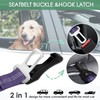 SlowTon Dog Seat Belts for Car, 2 Packs Safety Dog
