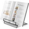 NOAEOU Cookbook Stand Holder for Kitchen Counter, Recipe Book Stand