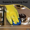 Superio Heavy Duty scouring Pads Non-Scratching Scrubber, Non-Scratch Cleaning Scrub