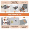 Push to Open Door Catches 4Pcs Hidden Cupboard Lock Non