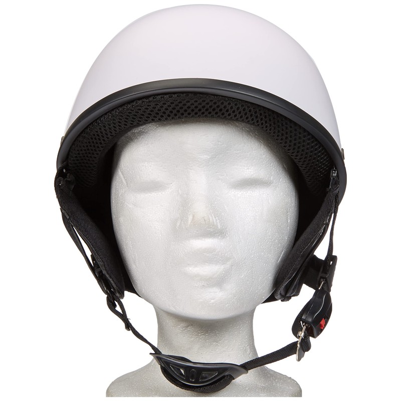 Mil-Tec Half Shell Helmet with Goggles, Olive, white, m