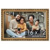 Poster Palooza 16x12 Traditional Gold Complete Wood Picture Frame with