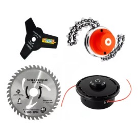 Kit 4 Accesorios Desbrozadora Desmalezadora Podadora Guiro