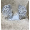 Danish Heart Tree Metal Bookends Laser Cut Powder Coating Color