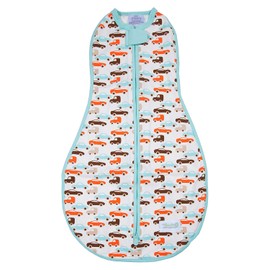 Woombie The Original Baby Swaddle Blanket, Swan, 5-13 lbs