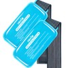 REVIX Ice Packs for Injuries Reusable, 2 Packs Hot &