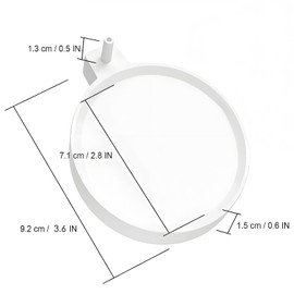 4 Pcs Air Stones for Fish Tank 3.2 Inch Aquarium Ultra-High Dissolved Oxygen Diffuser Bubbler, Nano Oxygen Aerator Stone for 30-100 Gallon Hydroponics and DWC System Aquarium