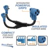 RecPro RV Dual 30 Amp to 50 Amp Power Adapter