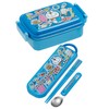 Skater CCA1AG-A Doraemon Chopsticks and Spoon Set, Antibacterial Stickers, Made