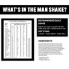 The Man Shake Meal Replacement Shake 15 Meals 840g, Vanilla