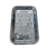Foglish Home & Garden Rectangle Aluminium Foil Pan Trays Dishes