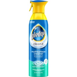 Pledge Multi-Surface Everyday Cleaner with Glade Rainshower (Aerosol, 9.7-Ounce),pack of 6