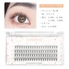 LASHIDOL Matsueku Self Partial False Eyelashes, Natural, Cluster Eyelashes, Easy,