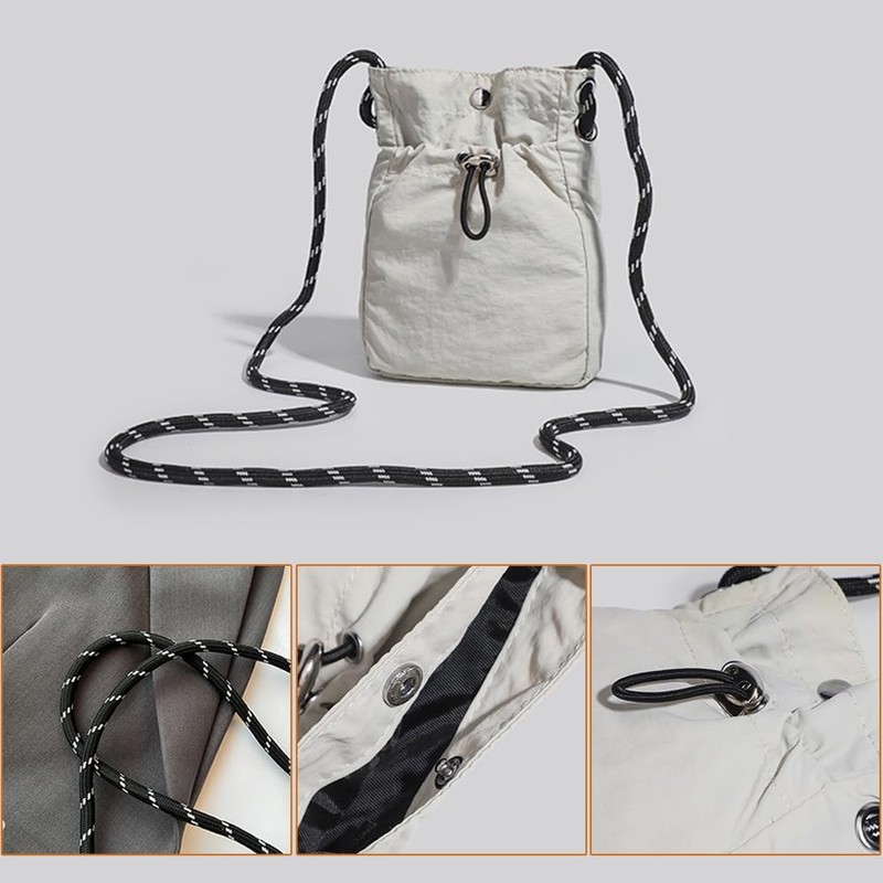 CHANGJIQ Mini Smartphone Pouch, Mini Shoulder Bag, Mini Pouch, Small,