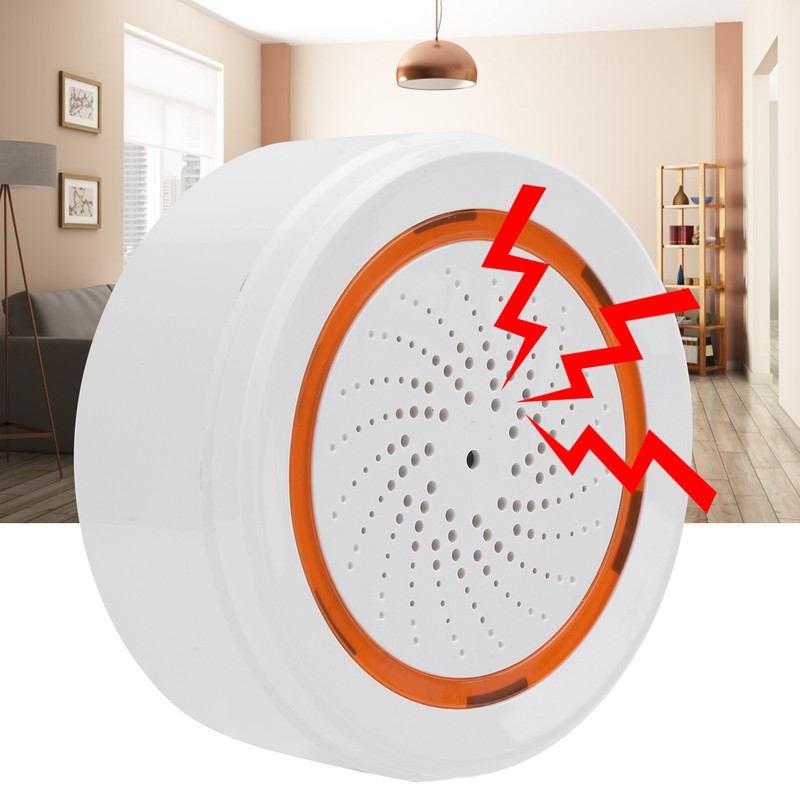 Smart Sensor for TUYA VoiceActivated Wireless AcoustoOptic Temperature Humidity 3