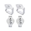 SUpoetry Pack of 6 Tablecloth Clips, Table Clips for Thick