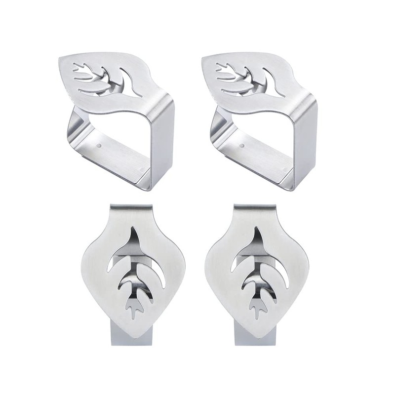 SUpoetry Pack of 6 Tablecloth Clips, Table Clips for Thick