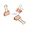 HAHIYO Binder Clips Paper Clamps Spring Steel Sturdy 0.98 inch