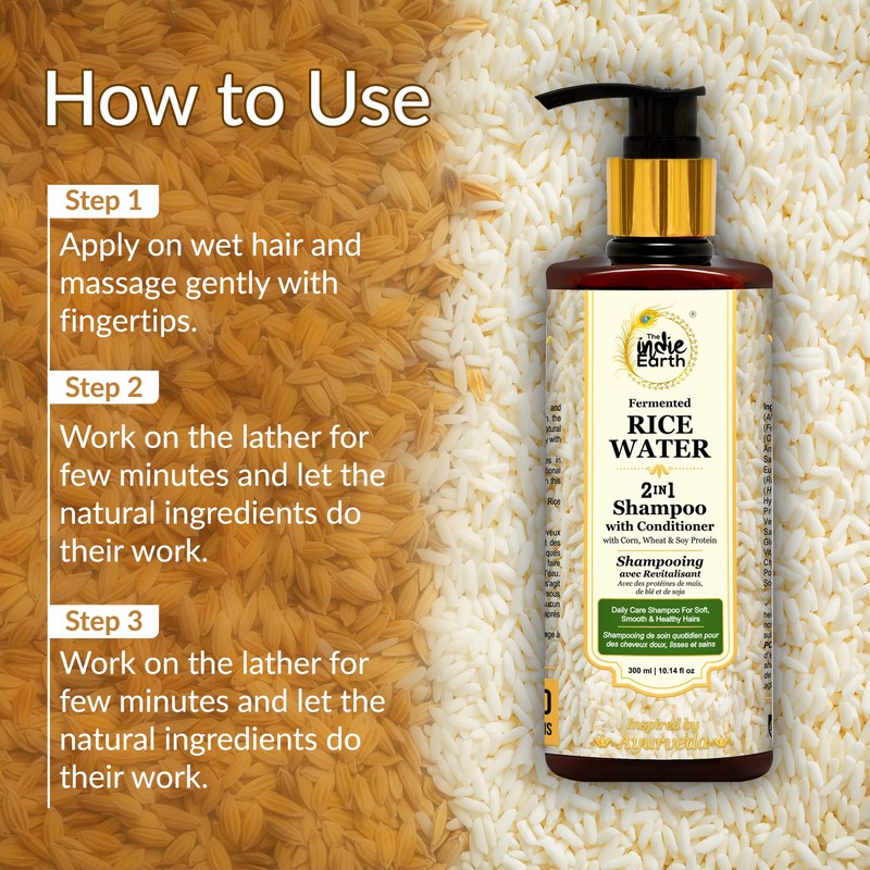 The Indie Earth Red Onion Shampoo with Caffeine Curry Leaf
