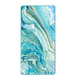 Luxton Ocean Turquoise Beach Towel, Quick Dry Beach Towel, Sand Free and Lightweight Pool Swimming Towel Outdoor Camping Towel (Large 160x80cm, Turquoise Green Blue)