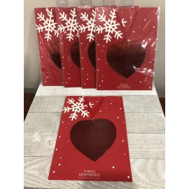Things Remembered Christmas Red Heart ornament Things Remembered New In Sealed Package