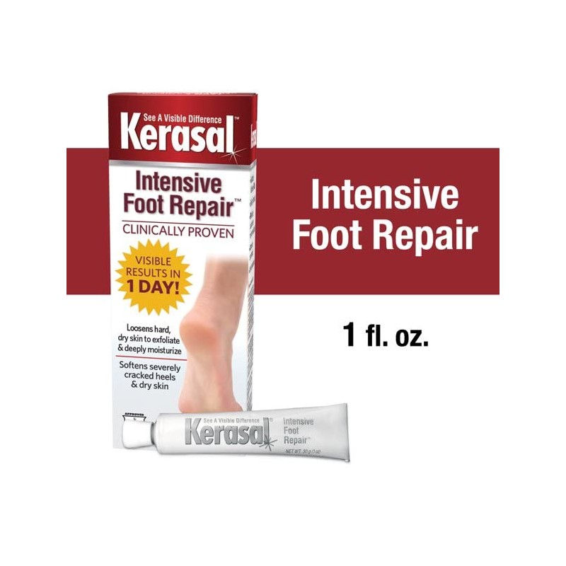 Kerasal One Step Exfoliating Moisturizer Foot Therapy - 1 oz,