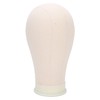 Canvas Wig Head, Cork Canvas Mannequin Head for Wigs Making
