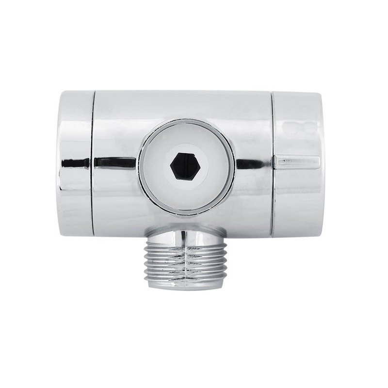 G1/2 3 Way Shower Head Diverter Valve Connector Adapter Universal