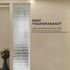 4 Pack-7.9"x3.9"x2" High Transparency ice Crystal Patterned Rectangular Solid Glass