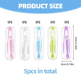 5 Stück Kontaktlinsen Einsetzhilfe,Kontaktlinsen Sauger,Kontaktlinsen Entferne,Kontaktlinsen Pinzette,Kontaktlinsen Einsetzhilfe Weiche Linsen Mit Flaschen Ohne Entlüftung Und Pinzette.