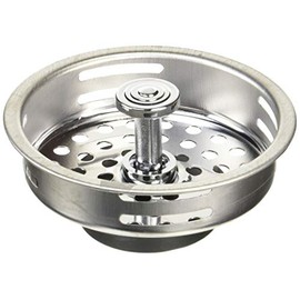 Universal Drain 30051 3" Stainless Steel Strainer Basket, FITS Most Sinks, Silver
