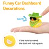 wonuu Rubber Duck Car Ornaments Duck Car Dashboard Decorations for
