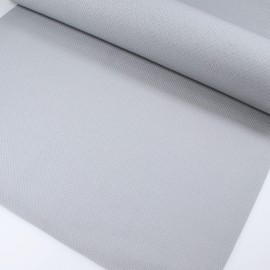 12" x 59" 14CT Counted Cotton Aida Cloth Cross Stitch Fabric (Light Grey)