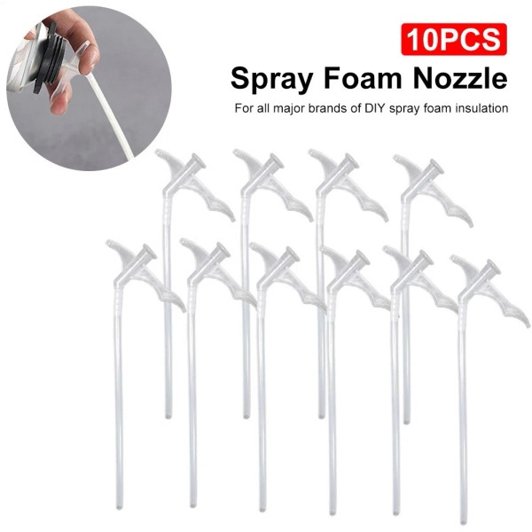 Unbranded 10 Pack Spray Foam Nozzle Foam Tube 24*12*2cm DIY
