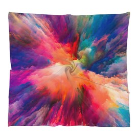 FZDXZJJ Fashion Square Scarf British Lightweight Sunscreen Scarves Muffler Hair Wrap Headscarf Neckerchief for Women Men (Galaxy)