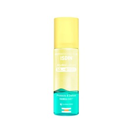 ISDIN Fotoprotector hydrolotion spf 50, protector solar corporal bifasico que protege y detoxifica la piel, hidratante y efecto refrescante, 200ml