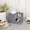 Sumnacon Square Linen Tissue Box Cover - Decorative Cube Tissue