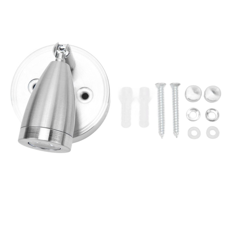 RV 12V to 24 V Reading Light Polished LED Berth
